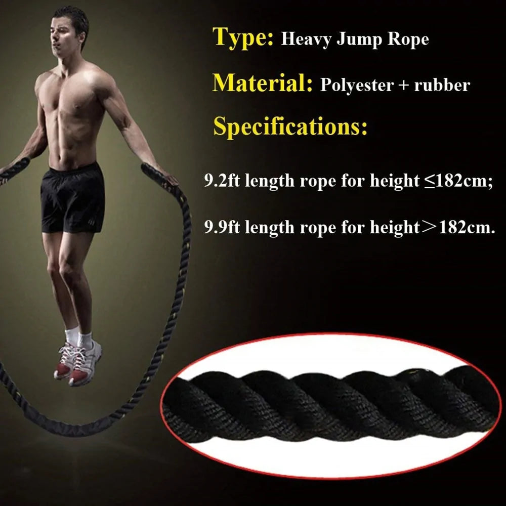 25mm Fitness Heavy Jump Rope - PowerFlex Heavy Rope 25mm